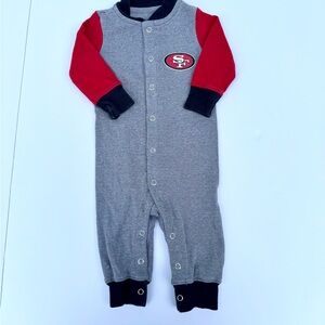 San Francisco 49ers NFL Baby Jumpsuit One Piece 6 Months Team Apparel Football